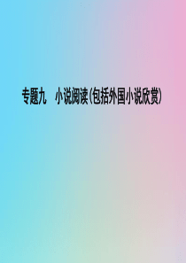 （浙江专用）2020届高三语文总复习复习 专题九 高分方案1 小说关键语句内涵与作用的解析课件