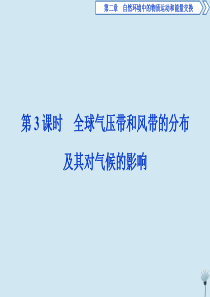 （浙江专用）2019-2020学年高中地理 第二章 自然环境中的物质运动和能量交换 6 第三节 大气