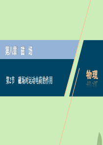 （浙江选考）2021版新高考物理一轮复习 10 第八章 磁场 2 第2节 磁场对运动电荷的作用课件