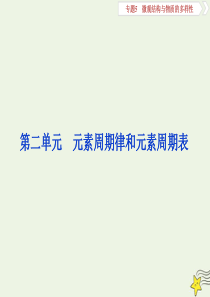 （浙江选考）2020版高考化学一轮复习 专题5 第二单元 元素周期律和元素周期表课件