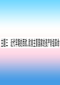 （云南专用）2019中考历史总复习 第一篇 考点系统复习 板块4 世界古、近代史 主题三 近代早期的