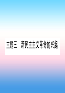 （云南专用）2019中考历史总复习 第一篇 考点系统复习 板块2 中国近代史 主题三 新民主主义革命