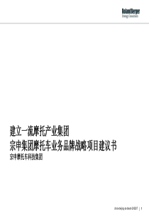 罗兰贝格－宗申 摩托车业务品牌战略项目（PPT 57页）