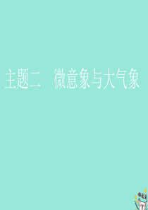 （通用版）2020版高考语文一轮复习 第四部分 微阅读 主题二 微意象与大气象课件