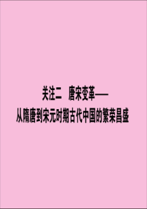 （通史版）2020版高考历史大二轮复习 模块1 中国古代史 1.3.2 唐宋变革——从隋唐到宋元时期