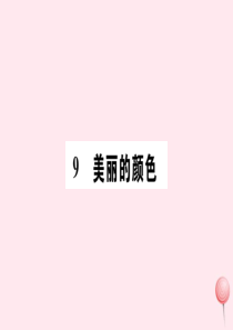 （山西专版）2019秋八年级语文上册 第二单元 9 美丽的颜色习题课件 新人教版