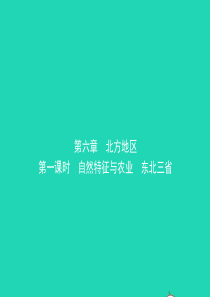 （人教版通用）2019届中考地理复习 八下 第六章 北方地区（第1课时）课件