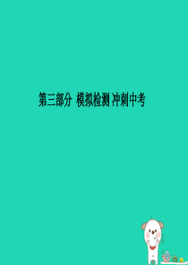 （聊城专版）2018年中考物理 第一部分 系统复习 成绩基石 第三部分  模拟检测 冲刺中考 综合检