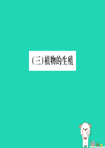 （江西专版）2019年中考生物总复习 七 生物的生殖、发育与遗传（植物的生殖）教材整理课件