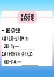 （江西专版）2018-2019学年九年级化学下册 第十一单元 盐 化肥 第3课时 酸、碱、盐的化学性