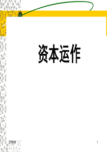 资本运营实务与战略