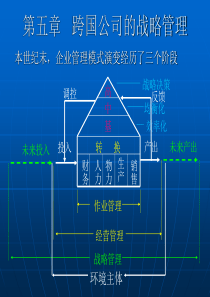 跨国公司的战略管理