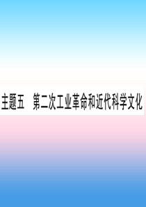 （甘肃专用）2019中考历史总复习 第一篇 考点系统复习 板块五 世界近代史 主题五 第二次工业革命