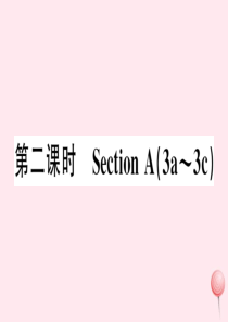 （安徽专版）2019秋七年级英语下册 Unit 4 Don’t eat in class第二课时习题