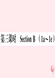 （安徽专版）2019秋九年级英语全册 Unit 4 I used to be afraid of t