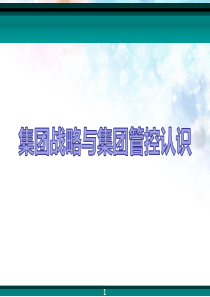 集团战略与管控