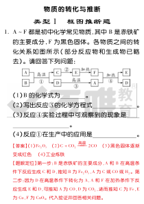 山东省2019中考化学试题研究题库 物质的转化与推断（pdf） 新人教版