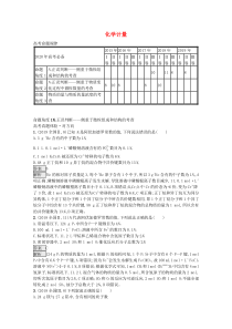 2020版高考化学二轮复习 题型二 化学计量对对练（含解析）