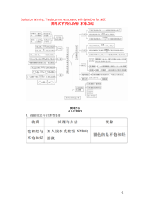 2020新教材高中化学 第3章 简单的有机化合物 本章总结教案 鲁科版第二册