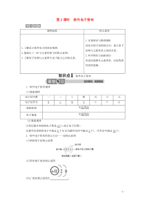 2019-2020学年新教材高中化学 第一章 原子结构 元素周期律 第一节 原子结构与元素性质 第2