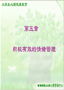 05积极有效的情绪管理