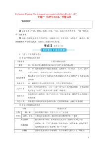 （新课标）2020高考化学二轮复习 第一部分 专题突破方略 专题一 化学与STSE、传统文化教学案