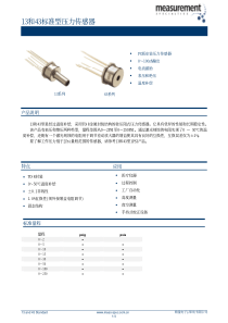 13和43标准型压力传感器