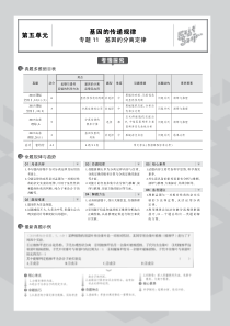 （山东专用）2020版高考生物一轮复习 专题11 基因的分离定律教师用书（PDF，含解析）