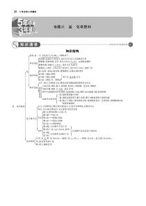 （全国版）2019年中考化学复习 专题六 盐 化学肥料（讲解部分）素材（pdf）