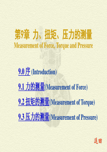 9力、扭矩、压力的测量