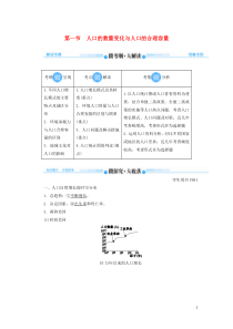 2020版高考地理总复习 第六章 人口的变化 第一节 人口的数量变化与人口的合理容量讲义（含解析）新