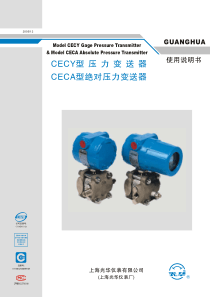 CECY型压力变送器CECA型绝对压力变送器