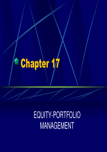 ch17EQUITY-PORTFOLIOMANAGEMENT(投资学,赖利)