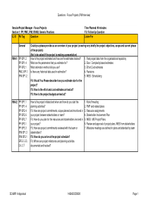 EQ - PM - Focus Projects