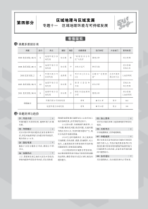 （北京专用）2020届高考地理一轮复习 专题十一 区域地理环境与可持续发展教师用书（PDF，含解析）