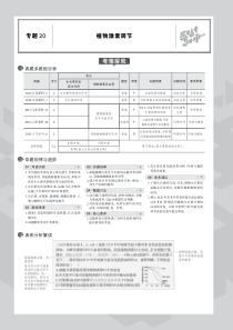 （江苏专用）2020届高考生物一轮复习 专题20 植物激素调节教师用书（PDF，含解析）