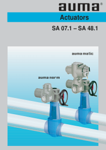 AUMA PART-TURN SA系列执行器AUMA PART-TURN SA系列执行器