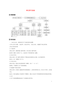 2019-2020学年高中历史 第五单元 改革开放与中华民族的伟大复兴单元学习总结讲义 岳麓版选修1