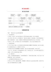 （通史版）2020版高考历史大一轮复习 第十三单元 西方近代工业文明的确立与纵深发展单元综合提升教案