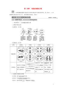 2019-2020学年高中生物 第二章 减数分裂和有性生殖 第一节 减数分裂 第1课时 细胞的减数分