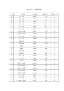 XXXX年压力容器清单