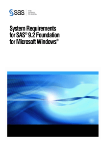 [SAS92多国语言版]systemrequirementsforSAS92