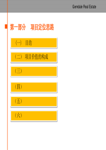 金地置业房地产项目定位及规划建议-模板