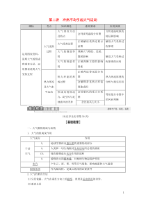 2021版高考地理一轮复习 第2单元 从地球圈层看地理环境 第2讲 冷热不均引起大气运动教案 鲁教版