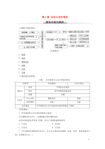 2019-2020学年高中历史 第4章 北宋王安石变法章末小结与测评教案（含解析）北师大版选修1