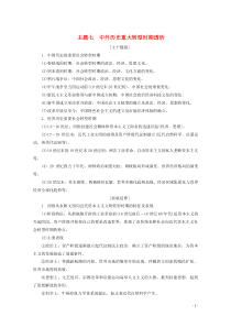 （浙江选考）2020版高考历史大三轮复习 下篇 第一部分 主题七 中外历史重大转型时期透析学案 人民