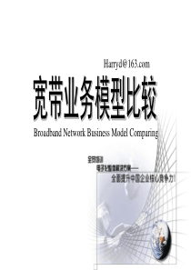 Broadband11业务模型比较