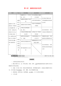 2021高考地理一轮复习 第3部分 第9章 区域地理环境与人类活动 第3讲 地理信息技术应用教学案 