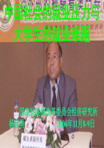 中国社会的就业压力与