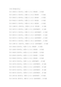 FX3U系列基本单元